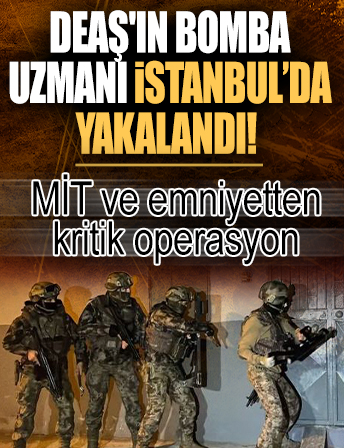 DEAŞ'ın bomba uzmanı İstanbul Sultanbeyli'de yakalandı! Bomba düzenekleri ele geçirildi