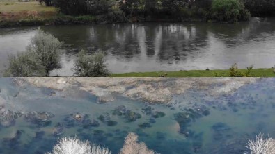 Kizilirmak Alarm Veriyor, 5 Ayda Bu Hale Geldi Açiklamasi Iki Fotograf Farki Gözler Önüne Serdi