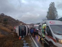 Amasya'da Yolcu Otobüsü Devrildi Açiklamasi 27 Yarali