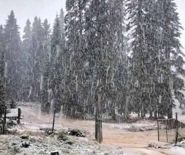 Bartin Ve Zonguldak'ta Mevsimin Ilk Kar Yagisi Basladi