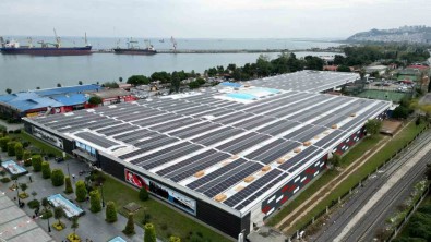 Çarsinin Çatisina Kurulan GES Ile Bin 500 Hanenin Tüketimine Denk Gelen Elektrik Üretecek