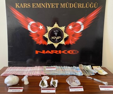 Kars Merkezli 3 Ile Uyusturucu Operasyonu