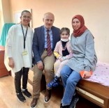 Minik Elene Trabzon'da Sagligina Kavustu, Tedavisinde Görev Alan Doktorlari Unutmadi