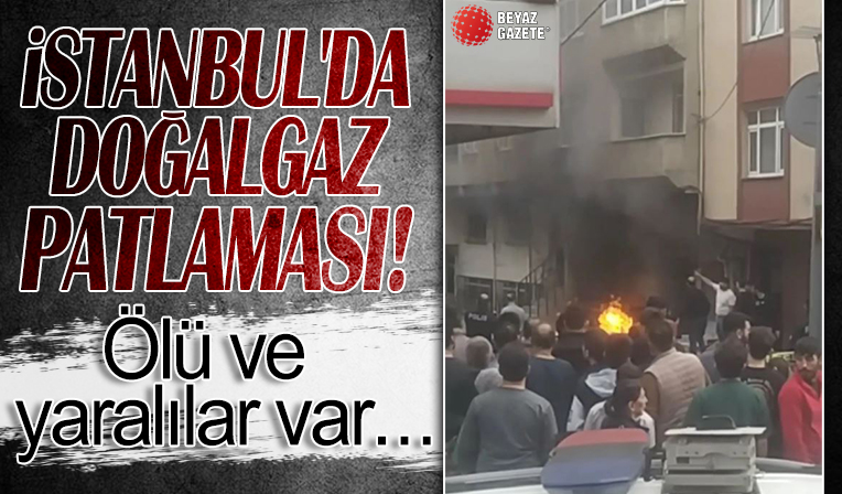 Küçükçekmece'de binada patlama