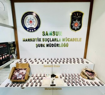 Samsun'da 2 Kilo Metamfetamin Ve 13 Bin Hap Ele Geçirildi Açiklamasi 3 Gözalti