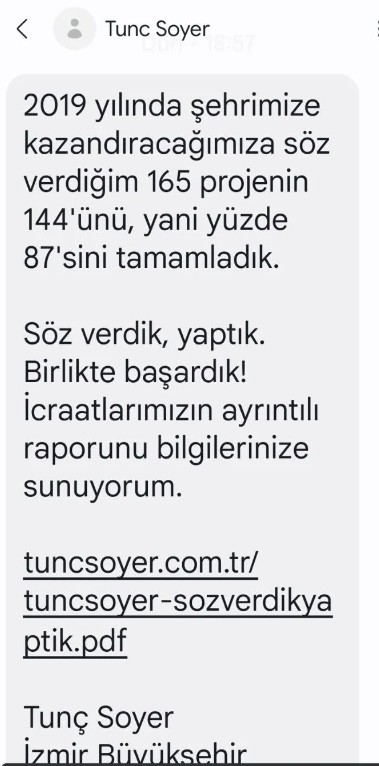 SMS belediyeciliği! Tunç Soyer anketleri duyunca panikledi: Alay konusu oldu