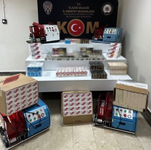 Elazig'da 53 Bin Dal Kaçak Makaron Ele Geçirildi Açiklamasi 1 Gözalti