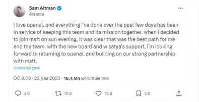 Yapay Zeka CEO'su Çalisanlarin Istifa Ederiz Duygusalligiyla Geri Döndü