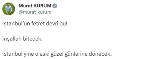 Ulaşımda arızasız gün yok! Murat Kurum'dan İstanbul mesajı geldi: Yine o eski güzel günlere...