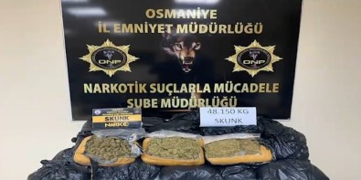 Osmaniye'de 48 Kilo Sentetik Uyusturucu Ele Geçirildi