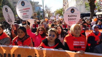 Van'da 'Kadina Siddete Hayir' Yürüyüsü Yapildi