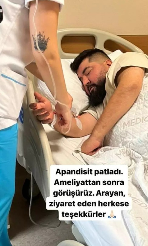 Apar topar ameliyata alındı