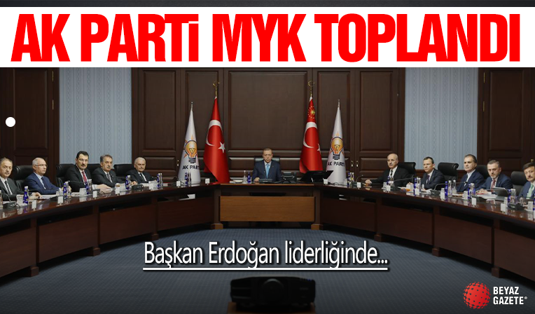 AK Parti MYK Cumhurbaşkanı Erdoğan başkanlığında toplandı
