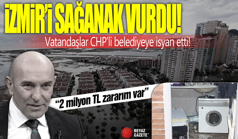 İzmir’i sağanak vurdu! Evi su basan vatandaş: 2 milyon TL zararım var