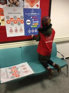 Bayburt'ta Kadina Yönelik Siddete Afislerle Dikkat Çekildi