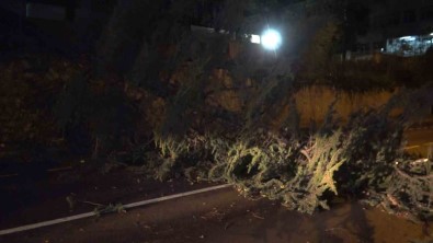 Firtina Bursa'yi Yikti Geçti...Otobüsün Üzerine Uçan Çati 2 Yolcuyu Yaraladi