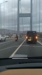 15 Temmuz Sehitler Köprüsünde Motosikletli Sürücünün Zor Anlari