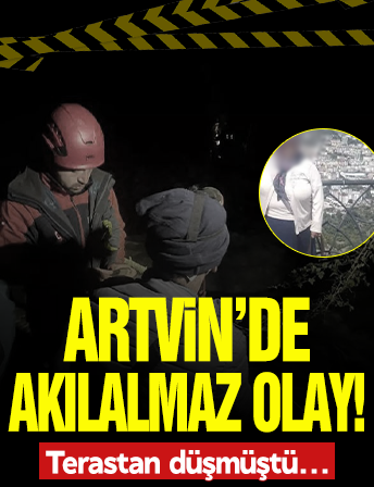 Artvin'de cam seyir terasından düşen kadın öldü
