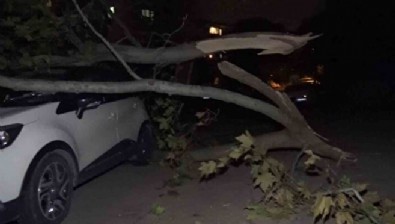 İstanbul dahil çok sayıda ilde kuvvetli fırtına: Çatılar uçtu dereler taştı araçlar zarar gördü Haberi
