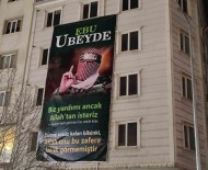 Van'da Bir Binaya Ebu Ubeyde'nin Posteri Asildi