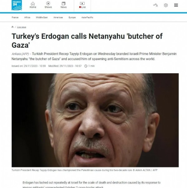 Dünya Başkan Erdoğan'ın sözlerini konuşuyor: 'Gazze Kasabı Netanyahu'