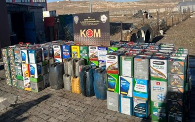 Kars'ta 5 Ton Kaçak Akaryakit Ele Geçirildi