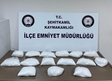Gaziantep'te 14 Kilo Metamfetamin Ele Geçirildi