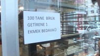Arnavutköy'de Bozuk Para Sikintisi Yasayan Esnaftan Ilginç Çözüm, 'Bozuk Para Getirene Ekmek Bedava'