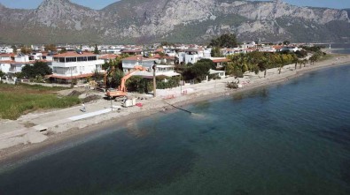 Ören'de Kanalizasyonun Tamamlandigi Bölgeler Asfaltlaniyor