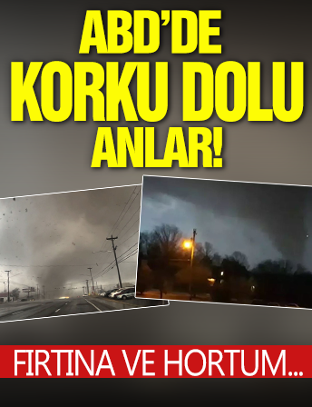 ABD'de şiddetli fırtına ve hortum: 6 kişi hayatını kaybetti