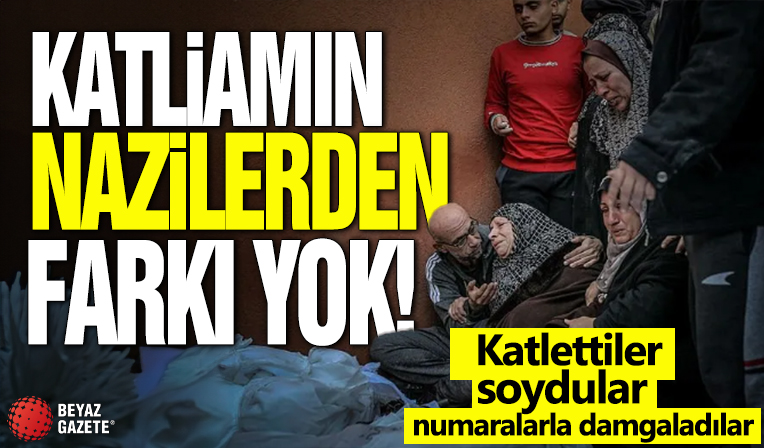 Siyonist İsrail'in Nazi Almanya'sından farkı yok! Katlettiler, soydular, numaralarla damgaladılar