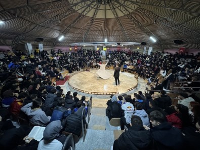 Baskan Örki Liselilerle Birlikte Sema Gösterisi Izledi