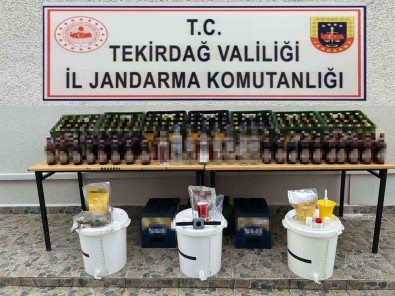 Tekirdag'da 250 Litre Sahte Alkol Ele Geçirildi