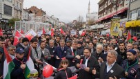 Edirne'de 'Özgür Filistin Yürüyüsü' Düzenlendi