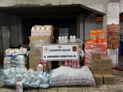 Gaziantep'te 3,5 Milyon TL'lik Sahte Deterjan Ele Geçirildi