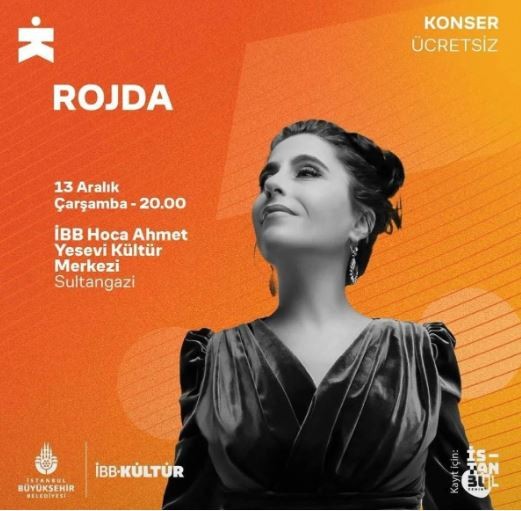 İBB'den bir skandal daha! 'Terör propagandası' yapan Rojda Şenses'e konser