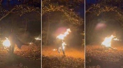 Sarıyer Belgrad Ormanları'nda kan donduran olay: Ateş başında sohbet ederken alev alarak can verdi