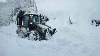 Rize'de 31 Köy Yolu Kar Nedeniyle Ulasima Kapandi