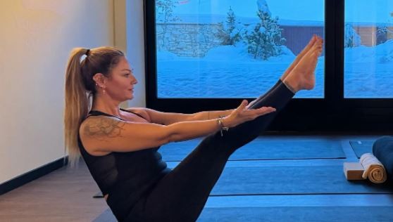 Spor yaptığı anları paylaştı