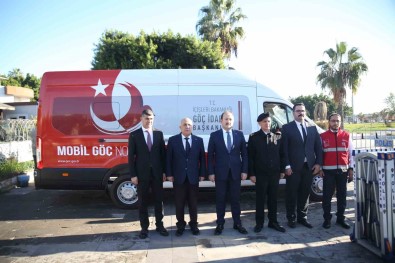 2 Mobil Göç Araci Mersin'de Hizmet Vermeye Basladi