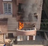 Alevler Apartman Dairesini Sardi, O Anlar Kamerada