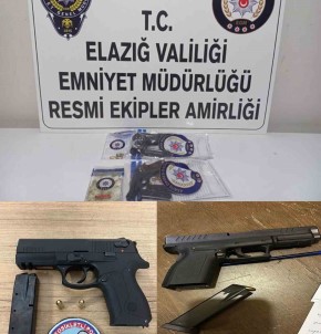Elazig'da Asayis Uygulamasi Açiklamasi 15 Aranan Sahis Yakalandi, 4 Ruhsatsiz Silah Ele Geçirildi