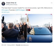 Erdogan'in Togg Hediye Ettigi Orban'dan Güldüren Paylasim