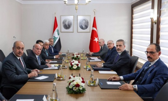 Hakan Fidan, Iraklı mevkidaşı Hüseyin ile görüştü