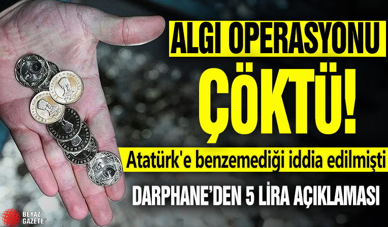 Darphane’den madeni 5 liraların üzerindeki Atatürk rölyefi için açıklama