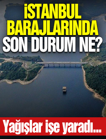 İstanbul'un barajlarındaki doluluk oranı yüzde 50'nin üzerine yükseldi