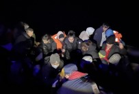 Ayvacik Açiklarinda 34 Kaçak Göçmen Yakalandi