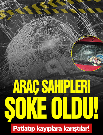 Kocaeli'de onlarca araç sahibini şoke eden olay: Camları patlatıp kayıplara karıştılar