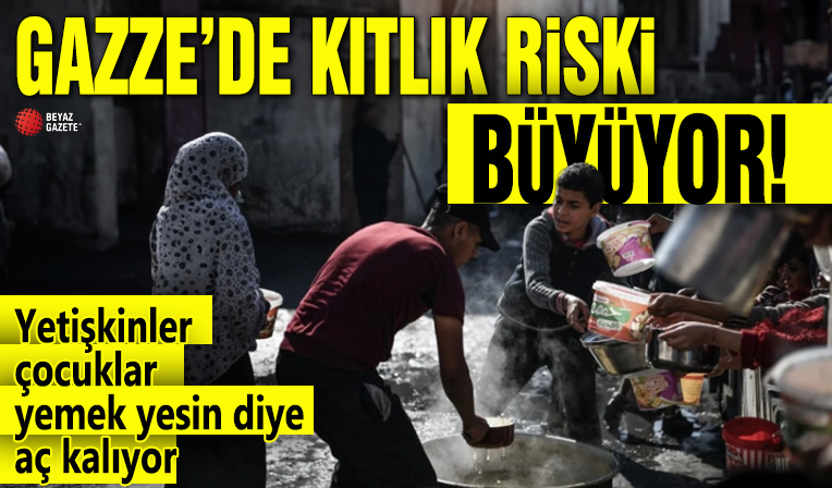 570 binden fazla Gazzeli felaket düzeyindeki açlıkla karşı karşıya