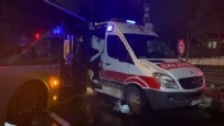 Bahçelievler'de İETT otobüsü ambulansa çarptı
